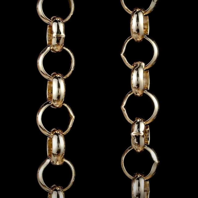 16mm Gold Filled Bonded Classic Belcher Bracelet 9/10 Inches