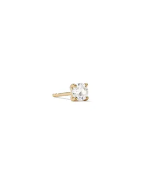 4 Prong Cz Stud | 5mm