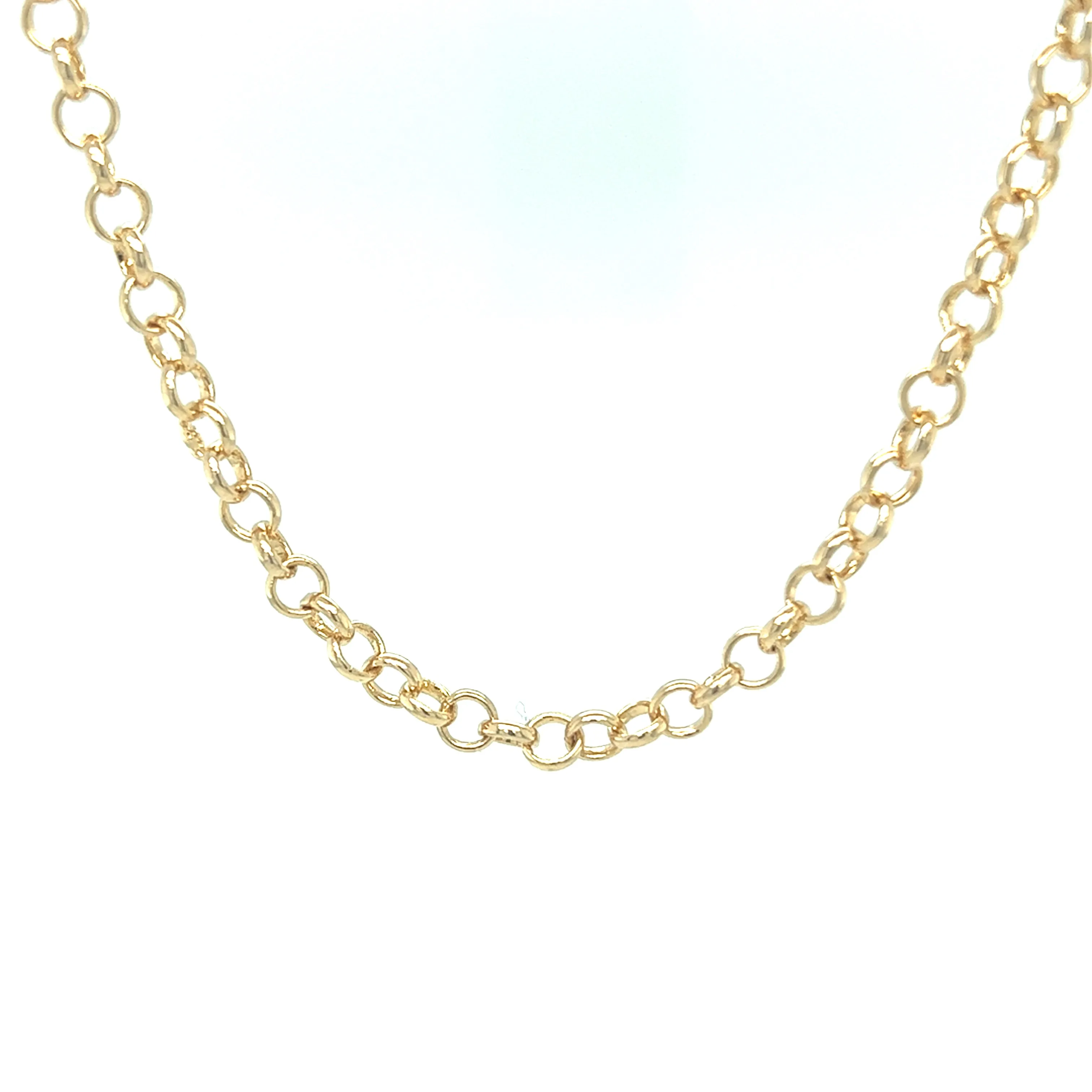 4mm Gold Filled Rolo Chain Necklace