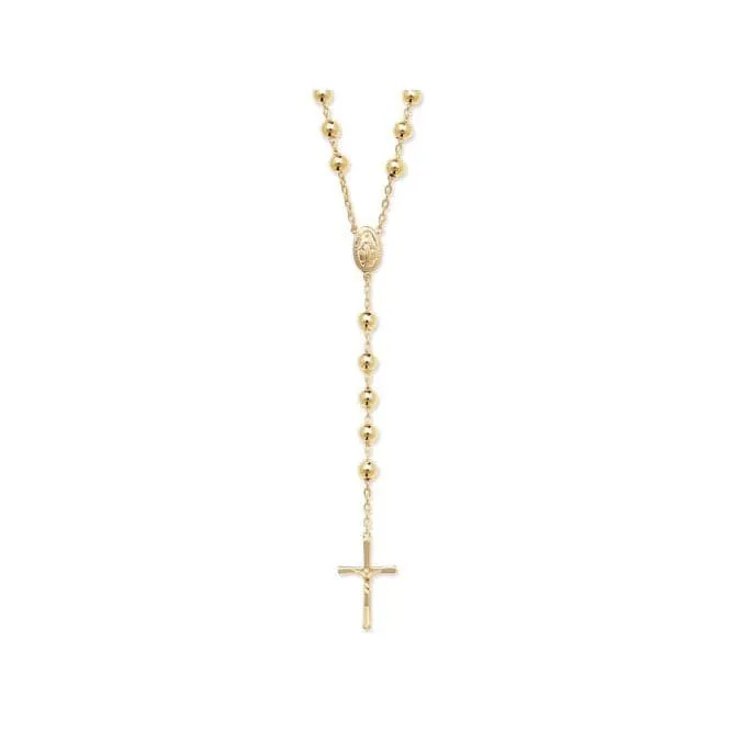 9ct Yellow Gold Rosary Necklet NK110