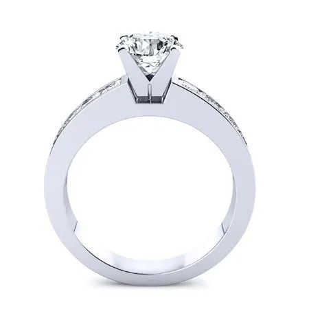 Ayana - GIA Natural Princess Diamond Engagement Ring