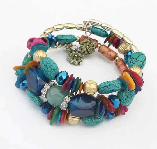 B825 - Boho Beads Bracelet