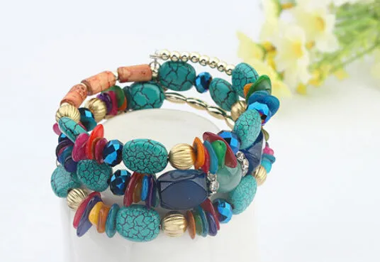 B825 - Boho Beads Bracelet