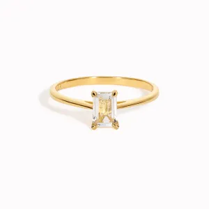 Baguette Ring White Topaz - Charlotte