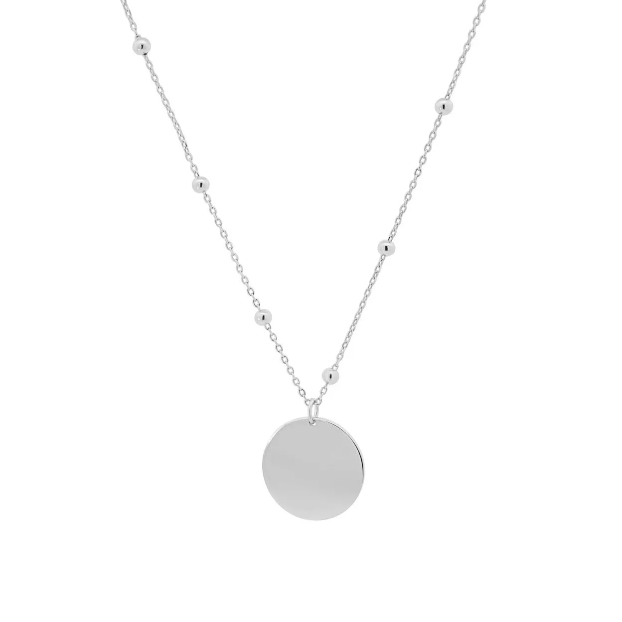 Ball Station Coin Necklace