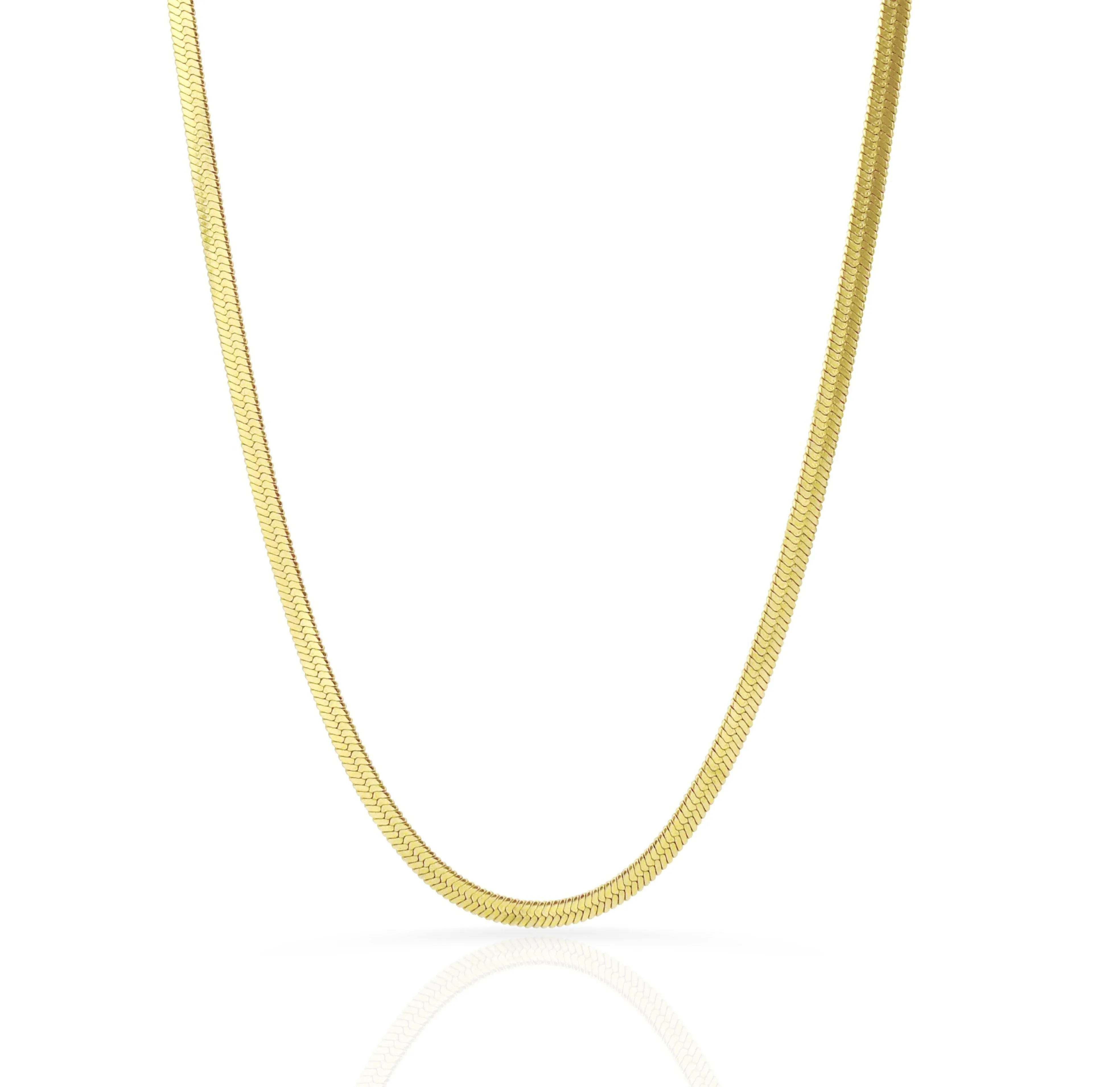 BECCA GOLD SNAKE CHAIN NECKLACE