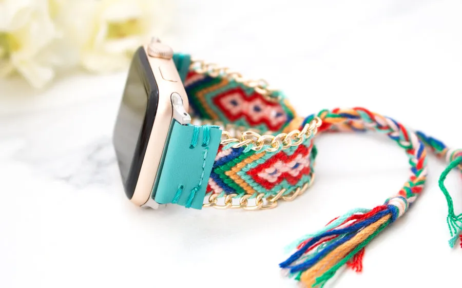 Braided Boho Apple Watch Bracelets