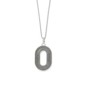 Brighton Women's Ferrara Siena Oval Silver Necklace