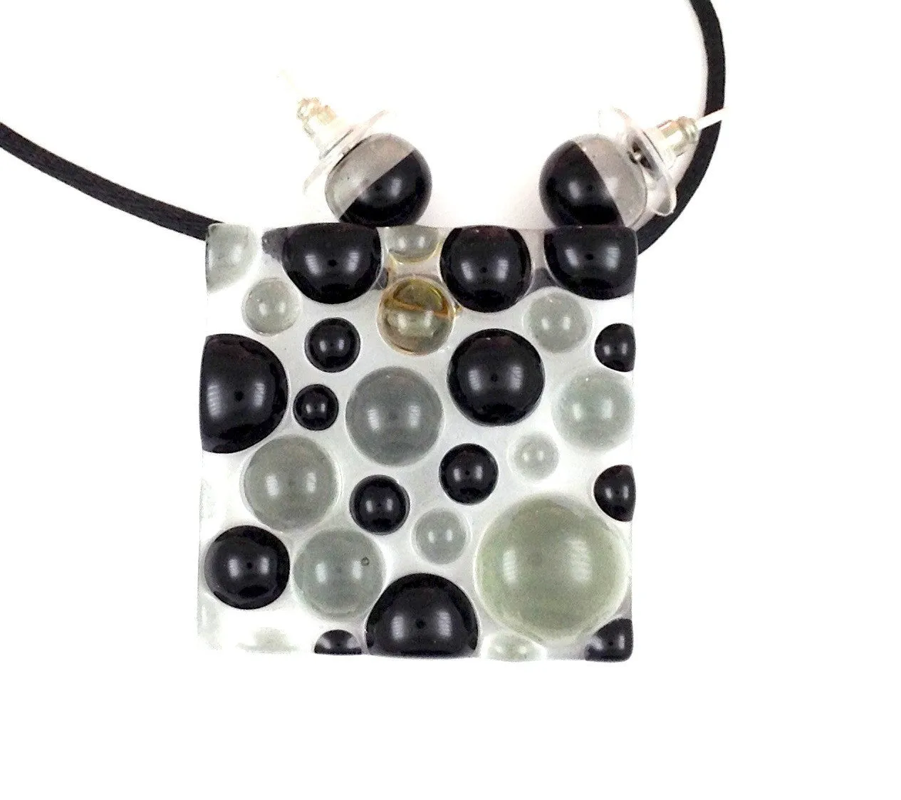 Bubbles Pendant - Black