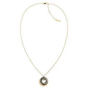 Calvin Klein Jewellery Carnation Gold Steel with Crystals Women's Pendant Necklace - 35000158