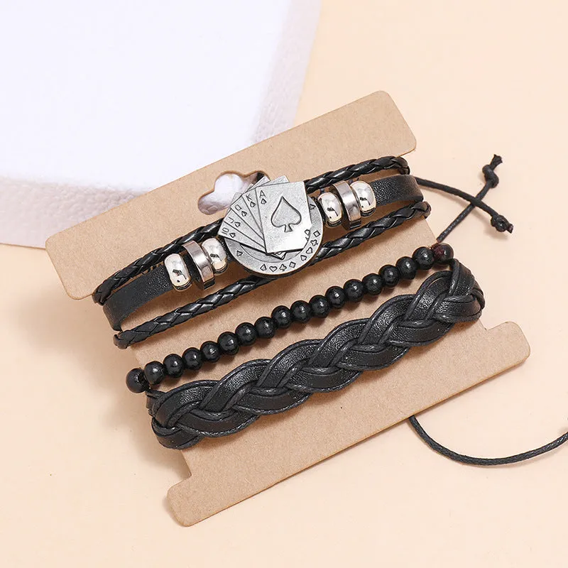 Combination Braided Bracelet Boho Bracelet Jewelry Beaded Retro Fashion Jewelry