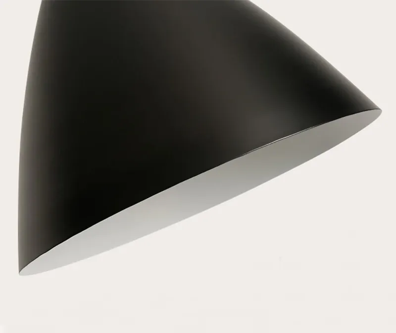 Cone Pendant Light with Faux Leather Strap