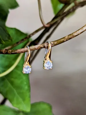 CZ Drop Earrings