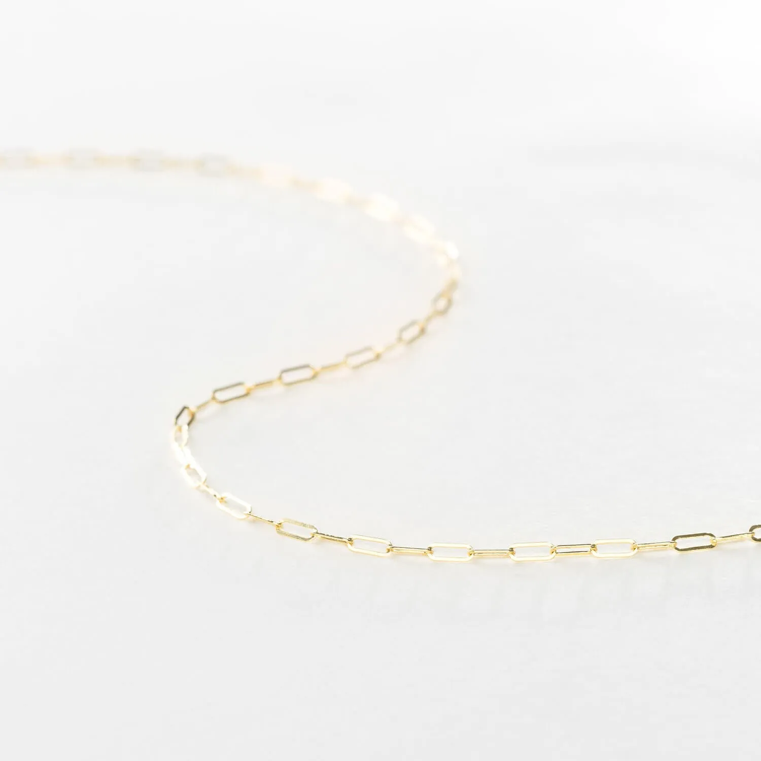 Dainty Paperclip Chain