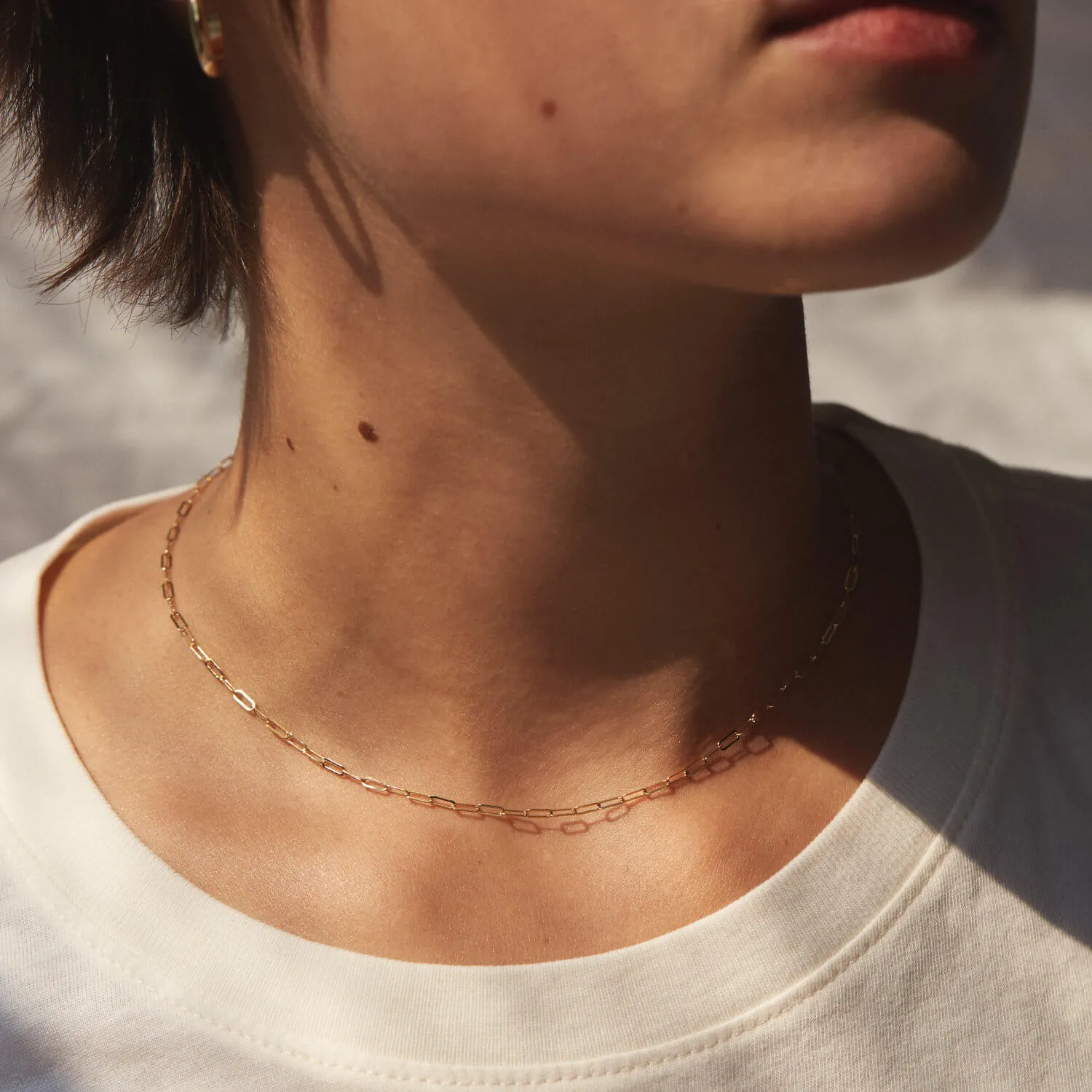 Dainty Paperclip Chain