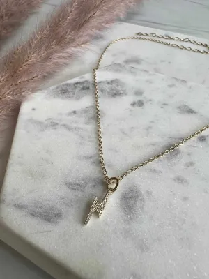 Diamond Lightning Bolt Necklace