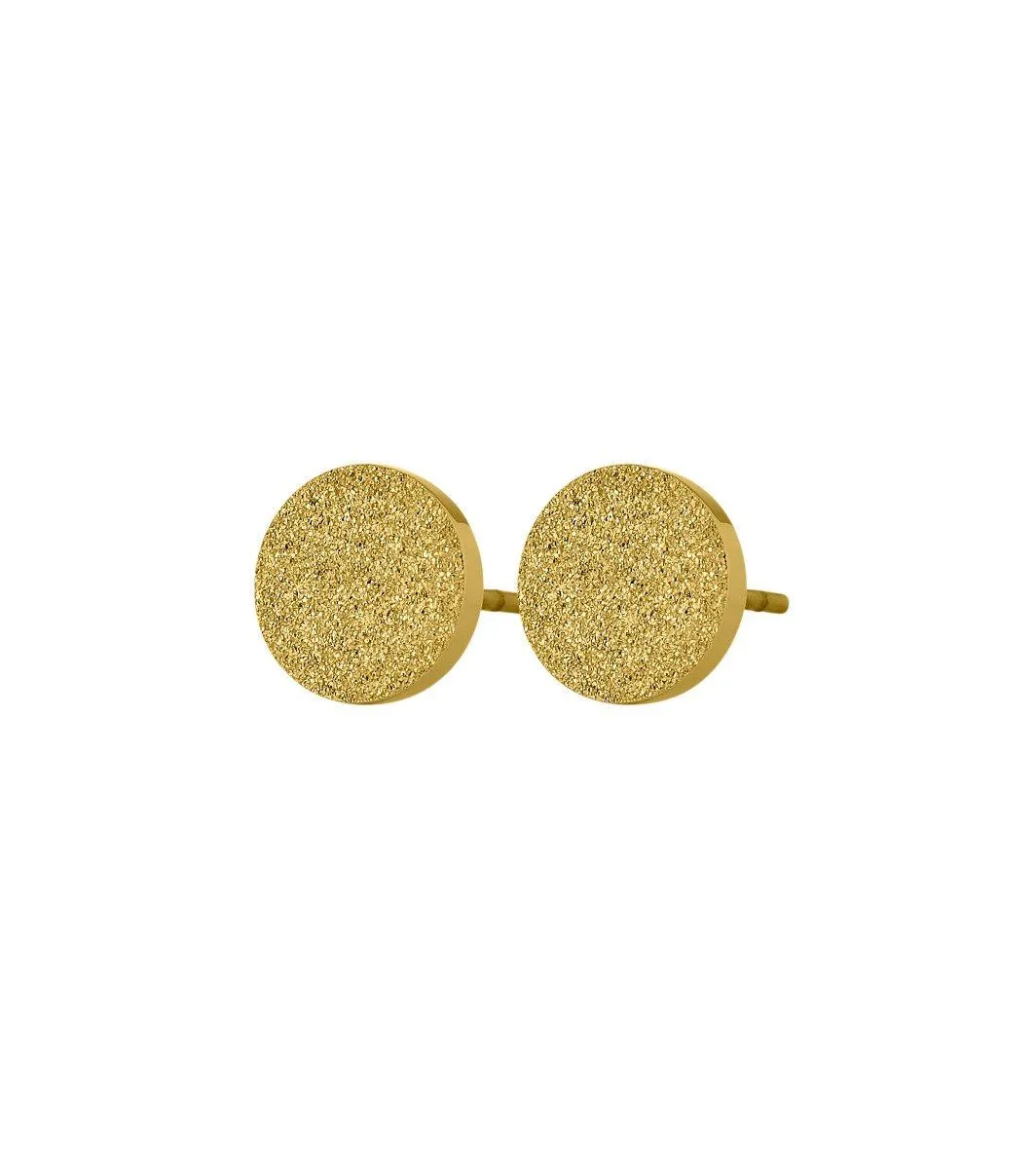 Dottie Studs Glittering Gold Thin