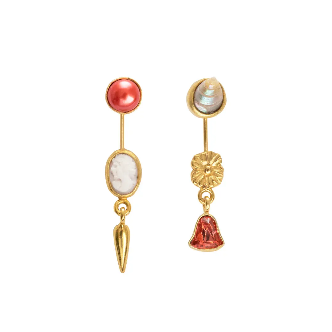 Double Detachable Victorian Drop Earrings