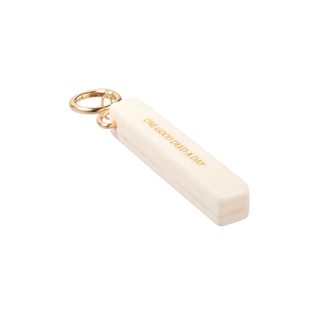 Engraved Bar Key Ring