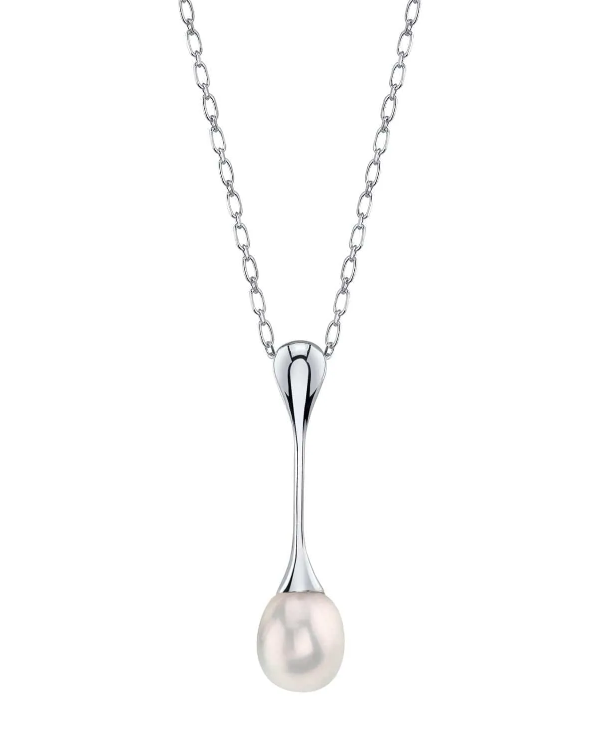 Freshwater Pearl Long Teardrop Pendant