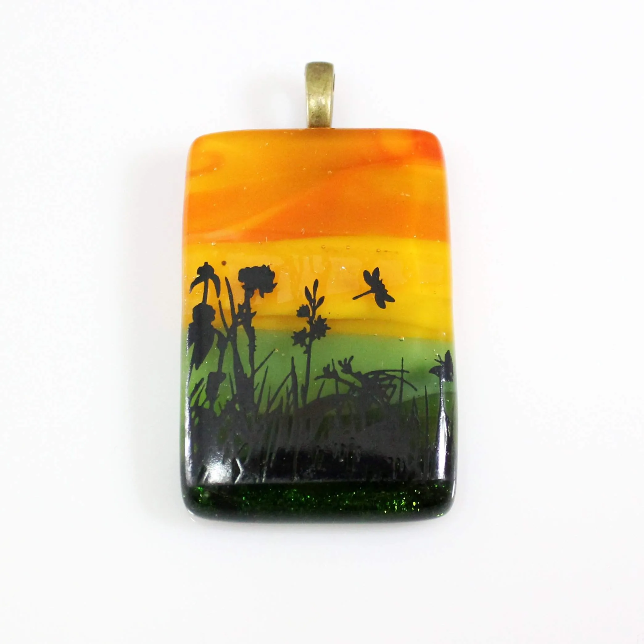 Fused Glass Image Pendants