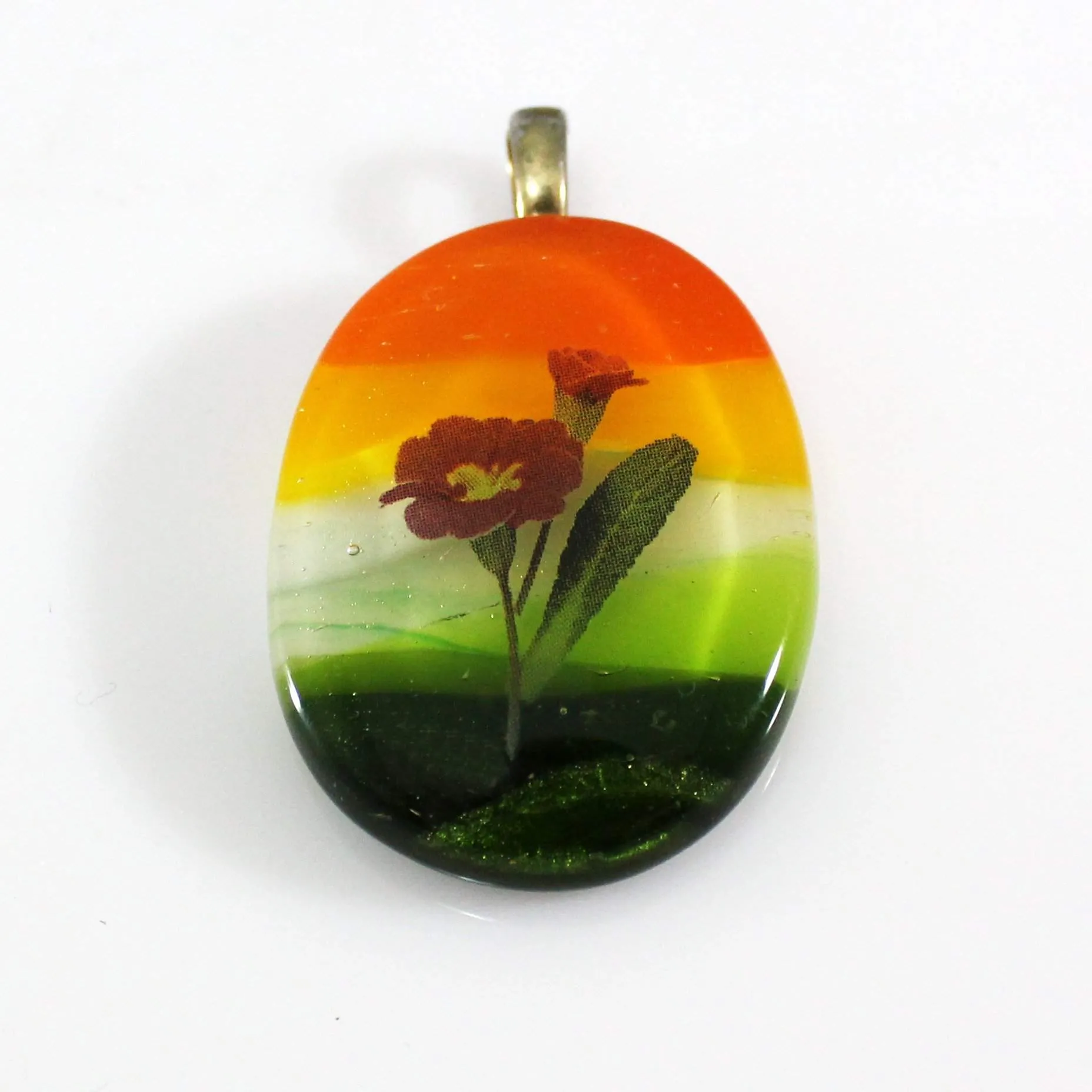 Fused Glass Image Pendants