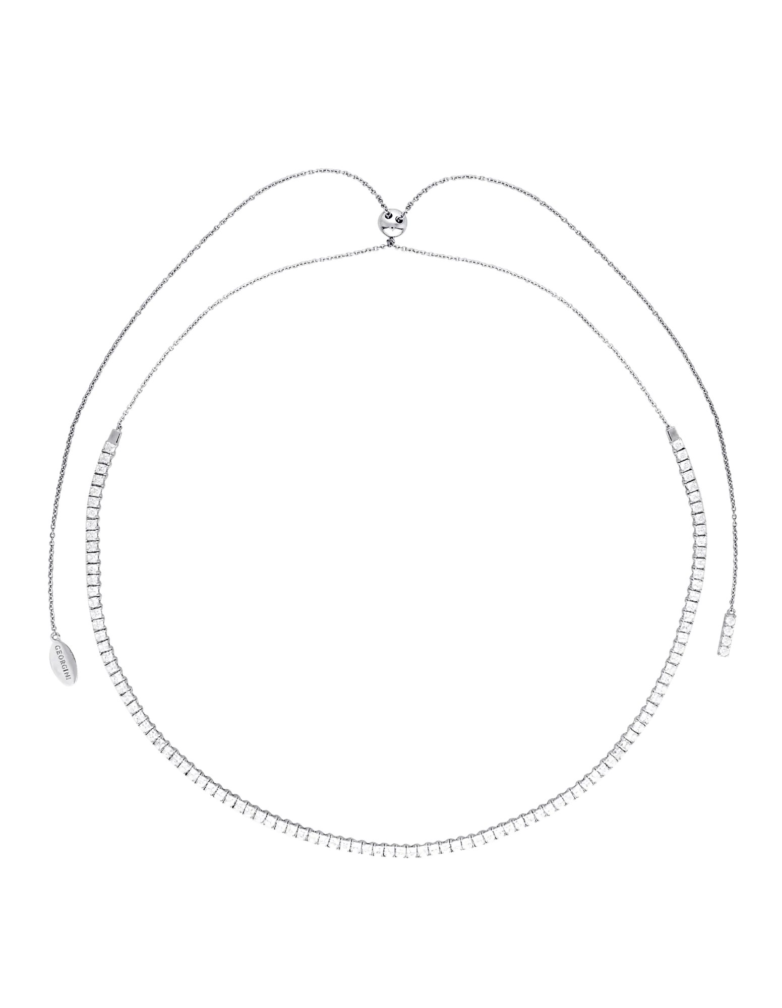 Georgini Iconic Bridal Vera Necklace - Silver