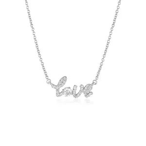 GEORGINI NOEL NIGHTS LOVE PENDANT SILVER