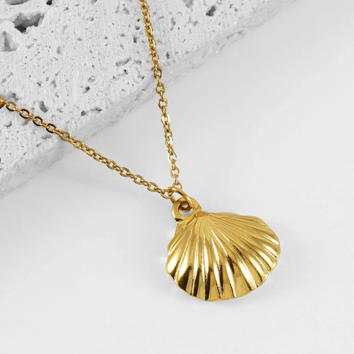 Gold Insect Pendant Necklace - Statement Necklace