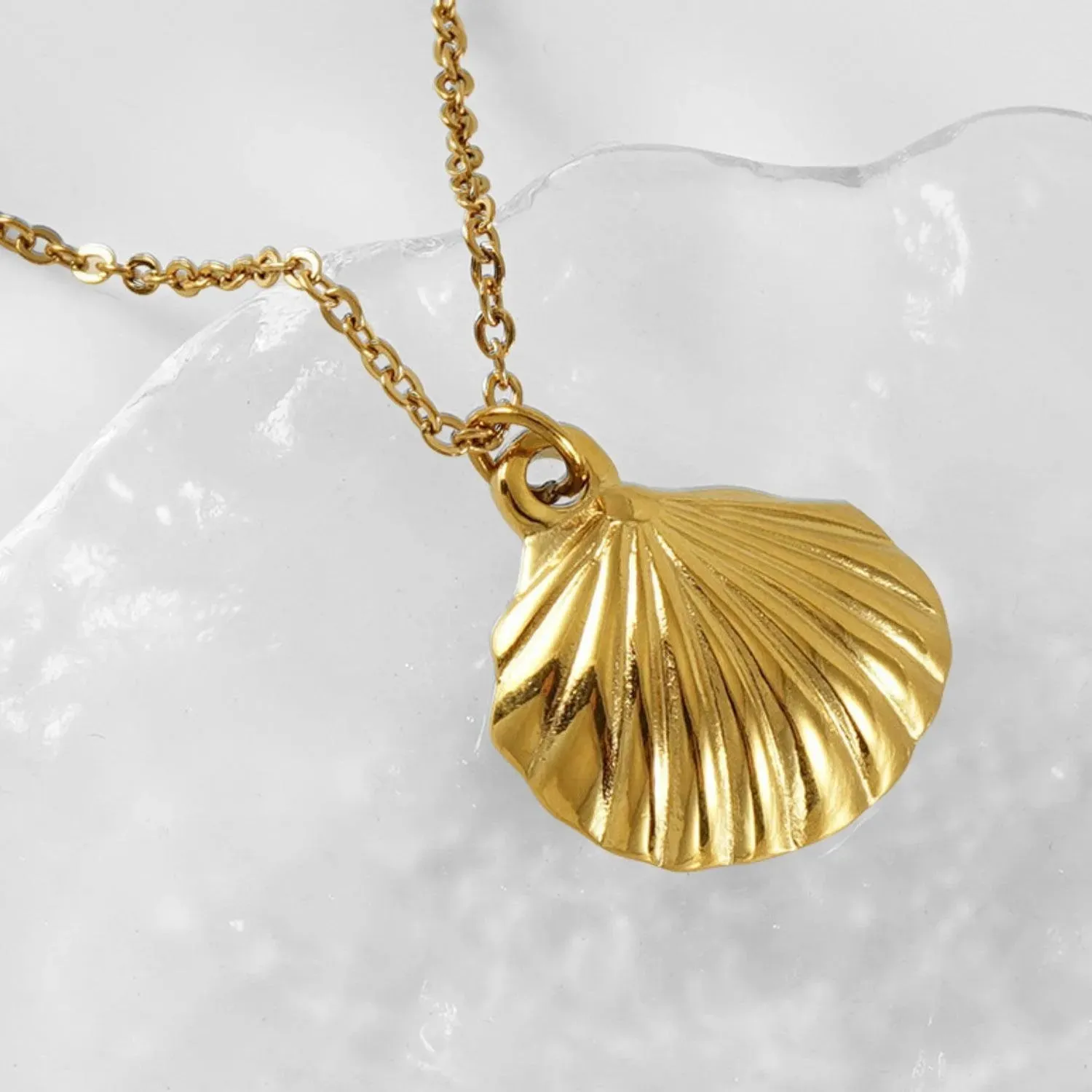 Gold Insect Pendant Necklace - Statement Necklace