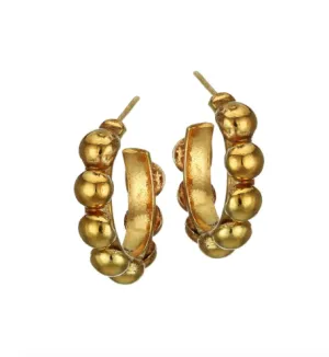 Gold Mini Hoop Creole Earrings