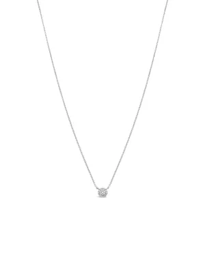 Halo Diamond Necklace