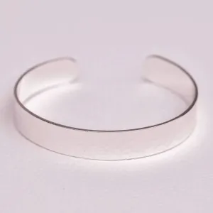 Hammered Bangle | Silver