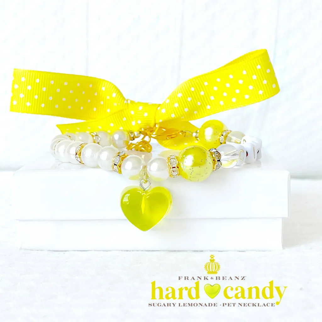 Hard Candy Lemonade Dog Necklace Collar Cat Necklace Luxury Pet Jewelry