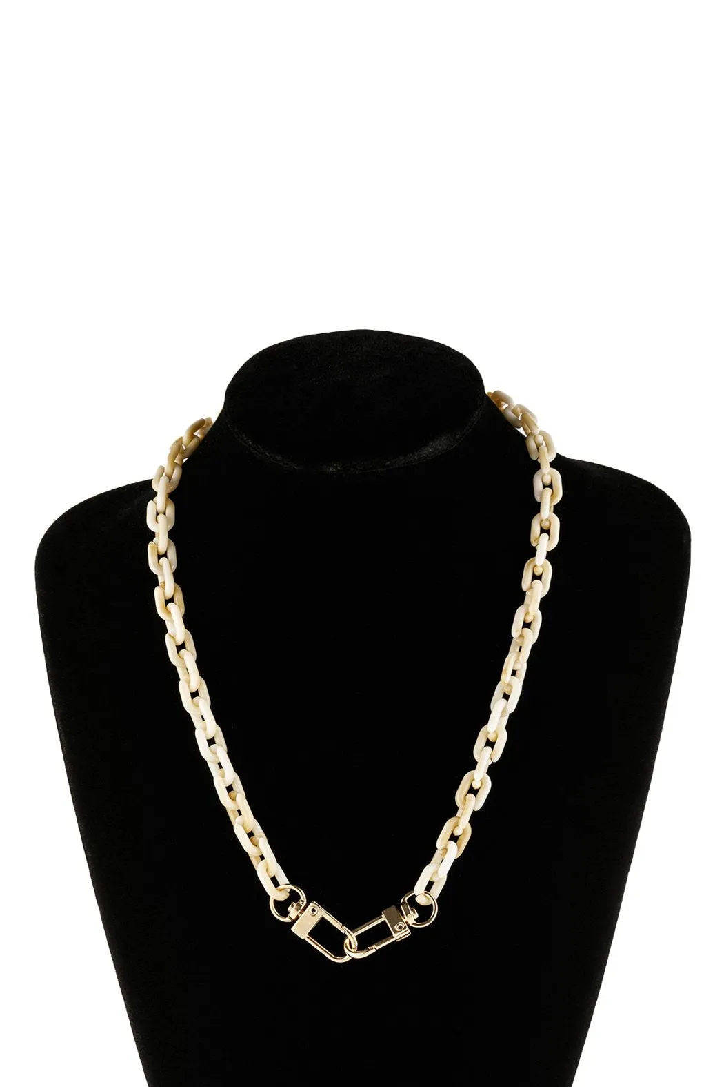 Hdn2990 - Multipurpose Acrylic Chain Mask Holder Necklace