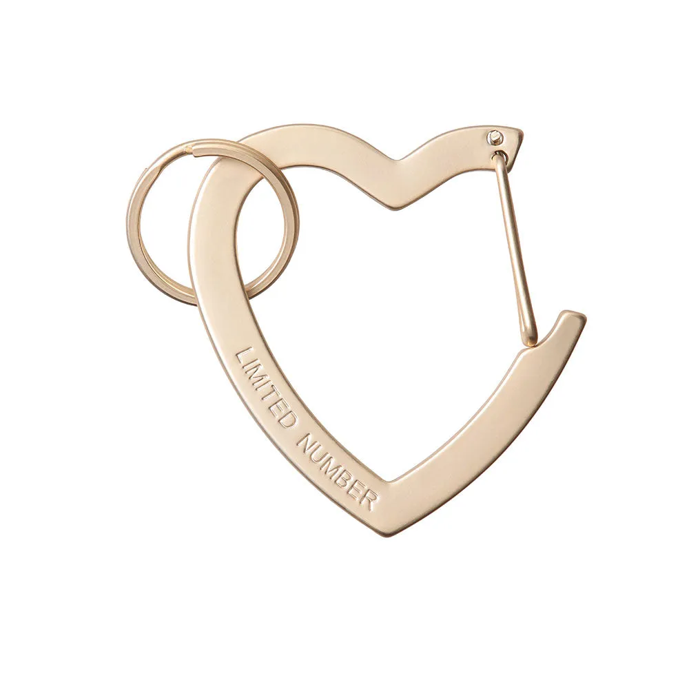 Heart Carabiner Key Ring