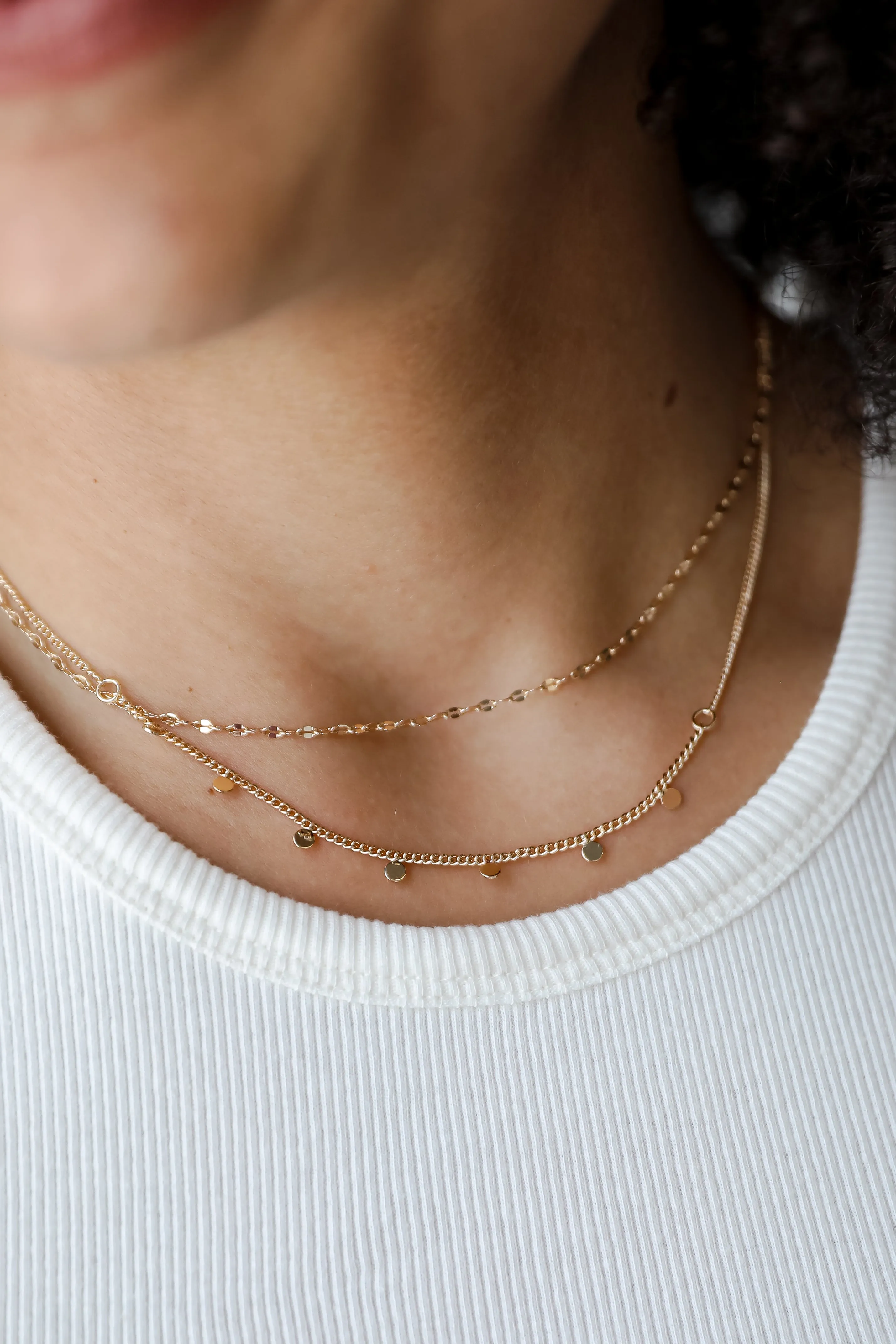 Josephine Gold Layered Chain Necklace