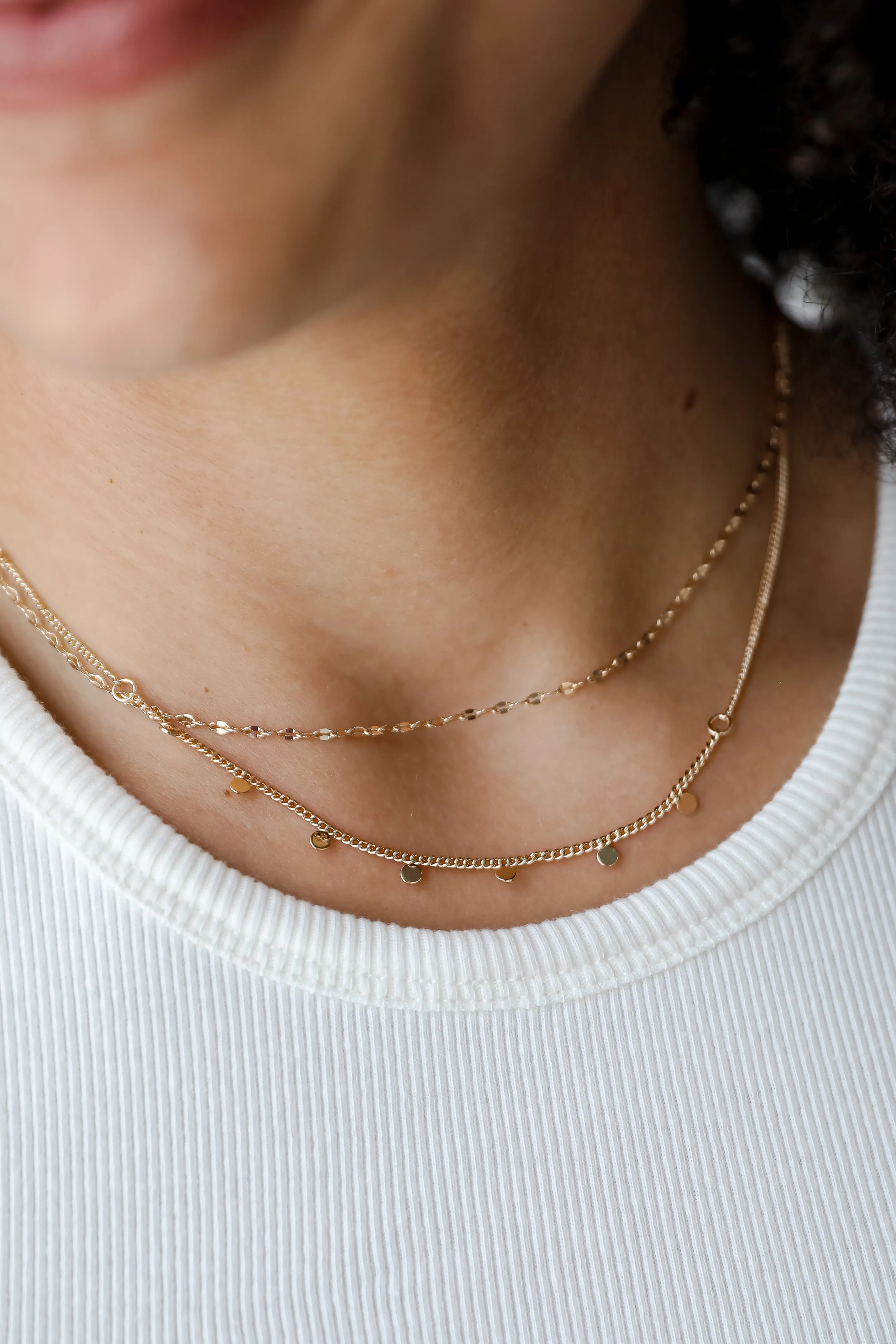 Josephine Gold Layered Chain Necklace