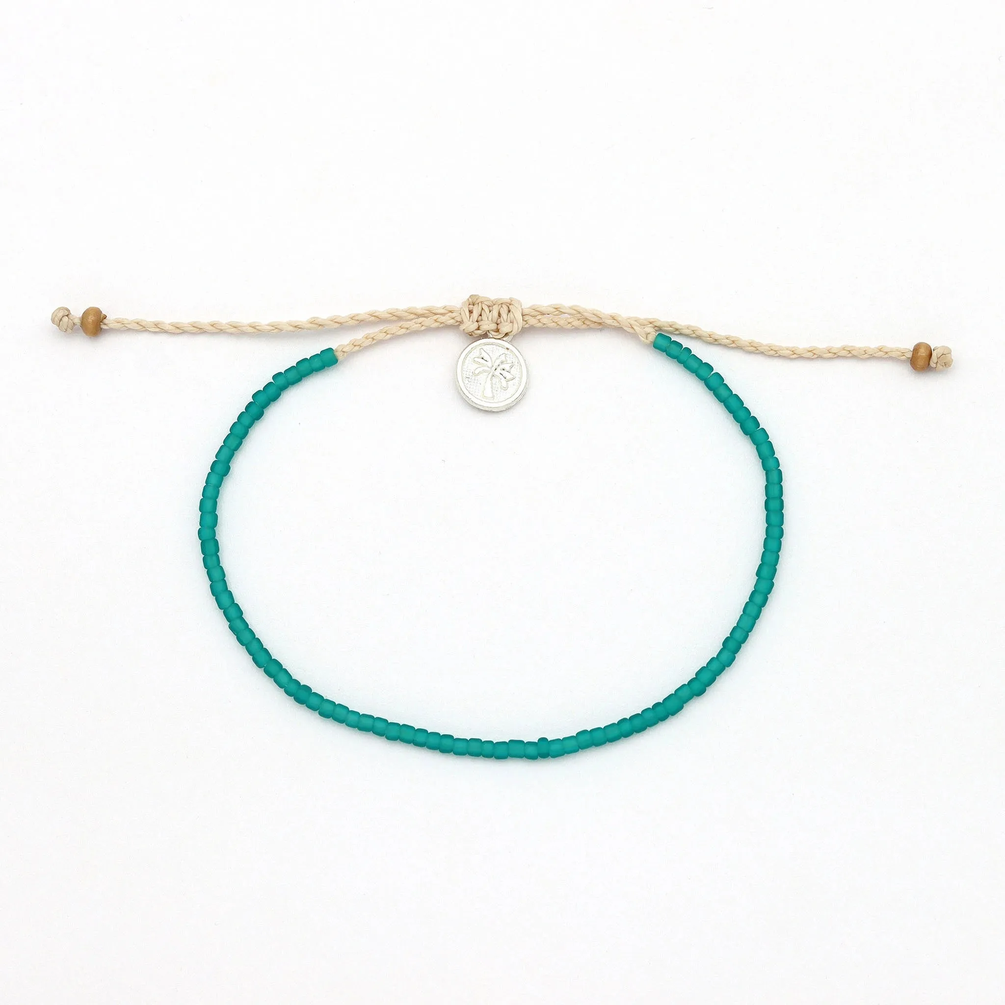 Ka'anapali Frosted Glass Beaded Bracelet