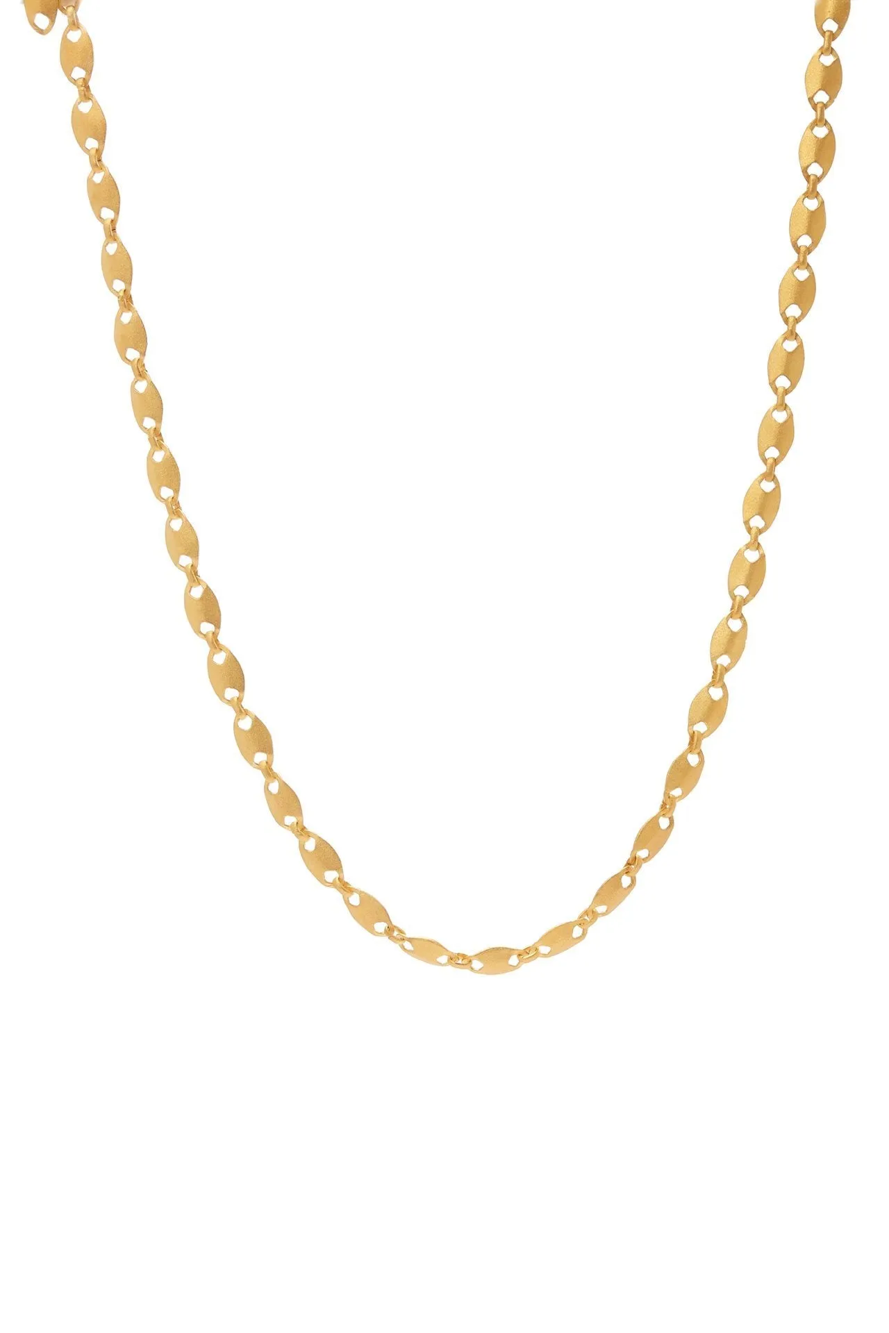 Knitted Gold Necklace - Eman Aglan