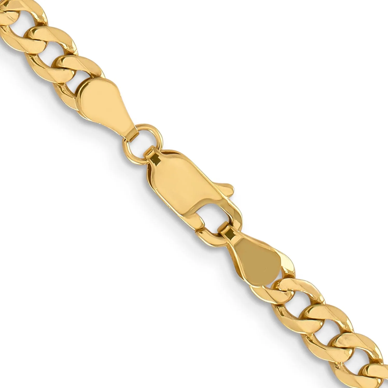 Leslie 14k Yellow Gold 4.75mm Flat Figaro Chain