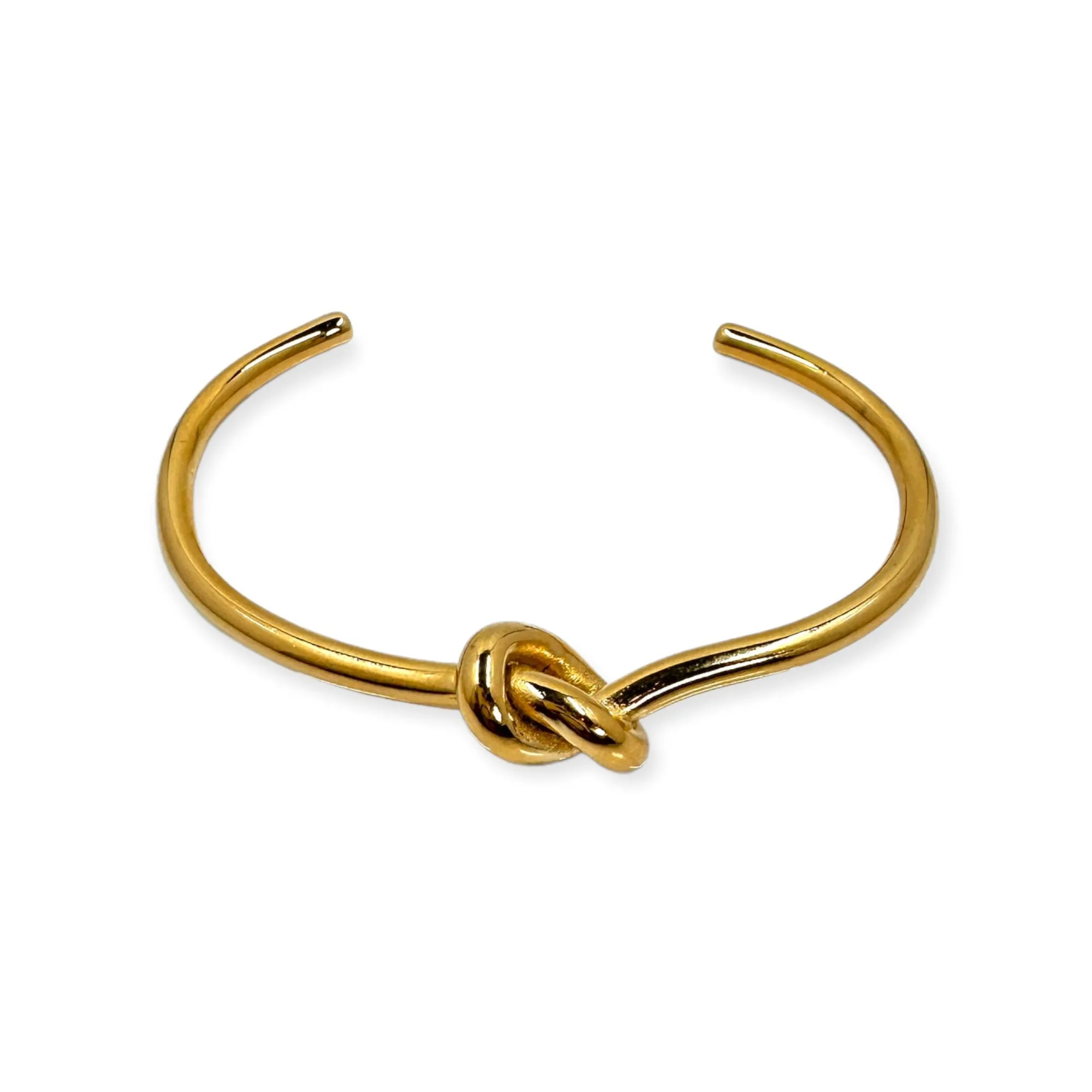 Lupia Gold Love Knot Cuff Bracelet