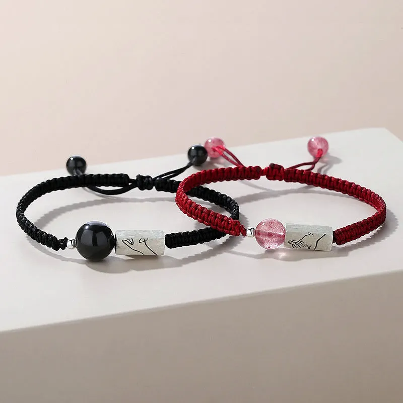 Magnetic Relationship Couple Bracelets Set