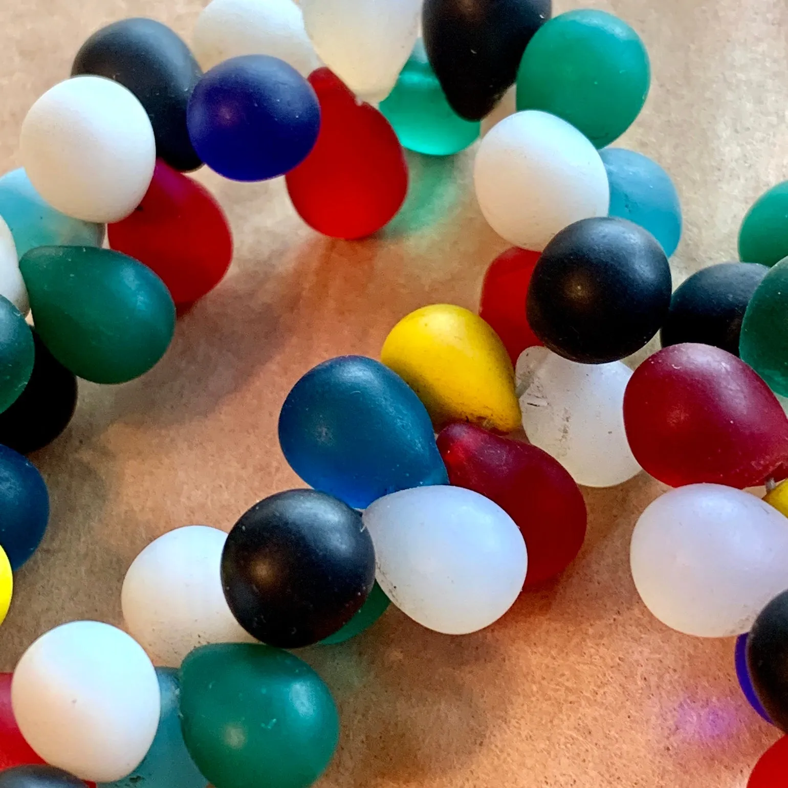 Matte Wedding Beads, Mali