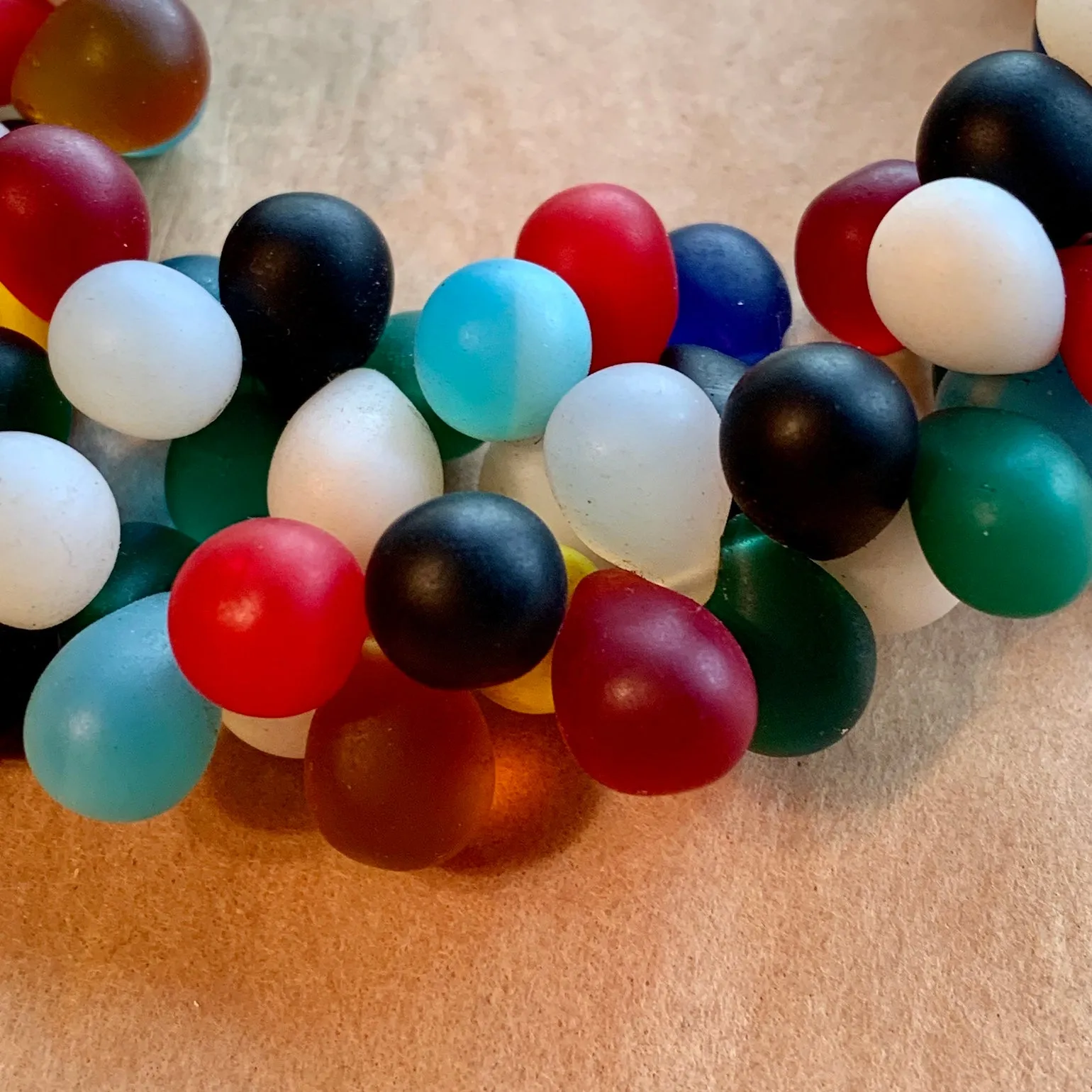 Matte Wedding Beads, Mali