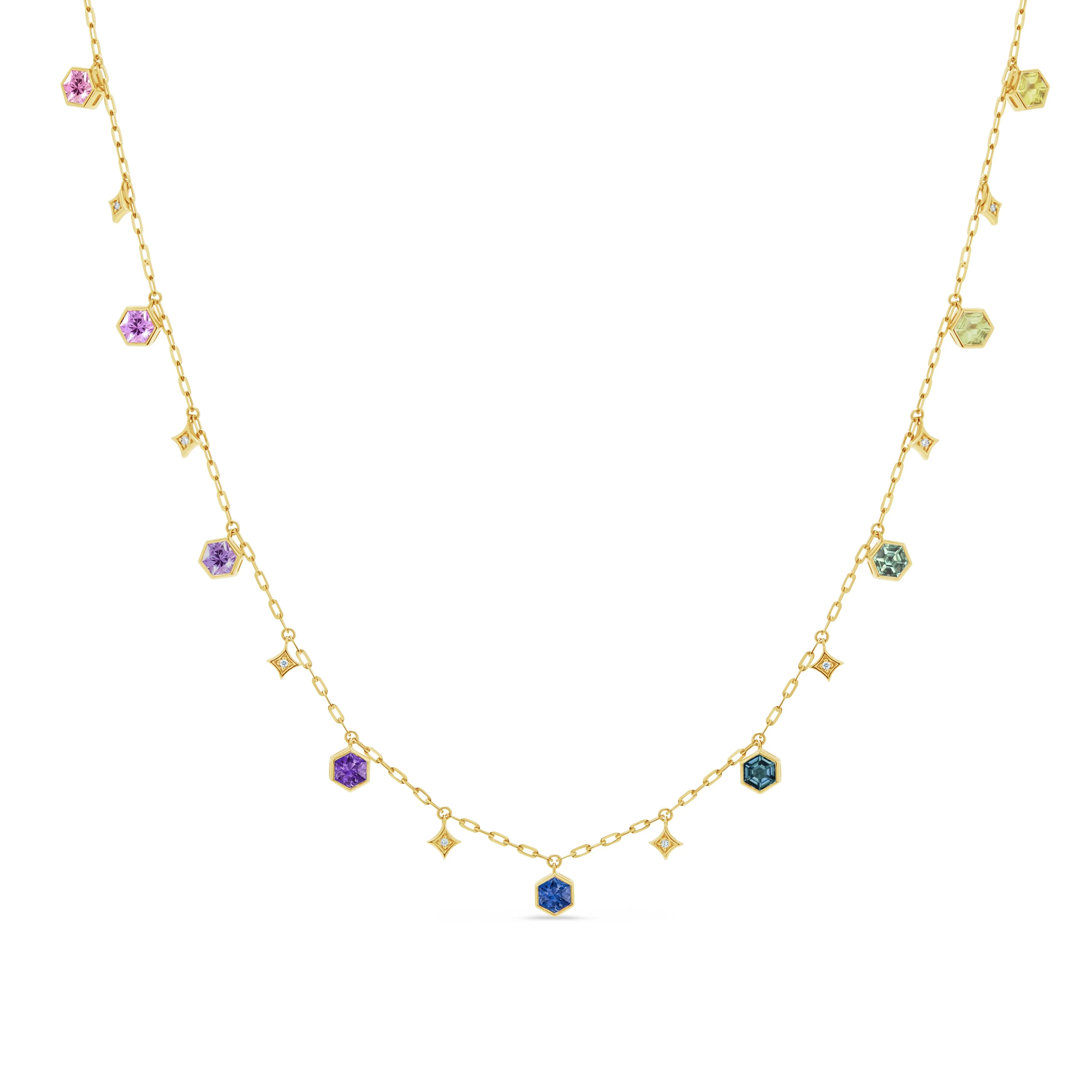 Nebula 18K Charm Necklace