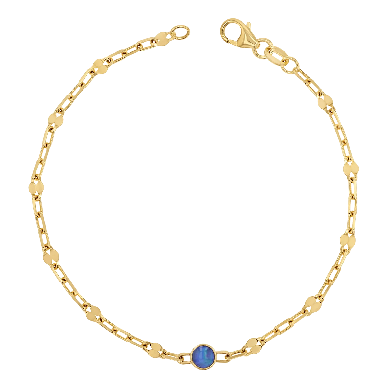 Opal Solitaire Sequin Bracelet