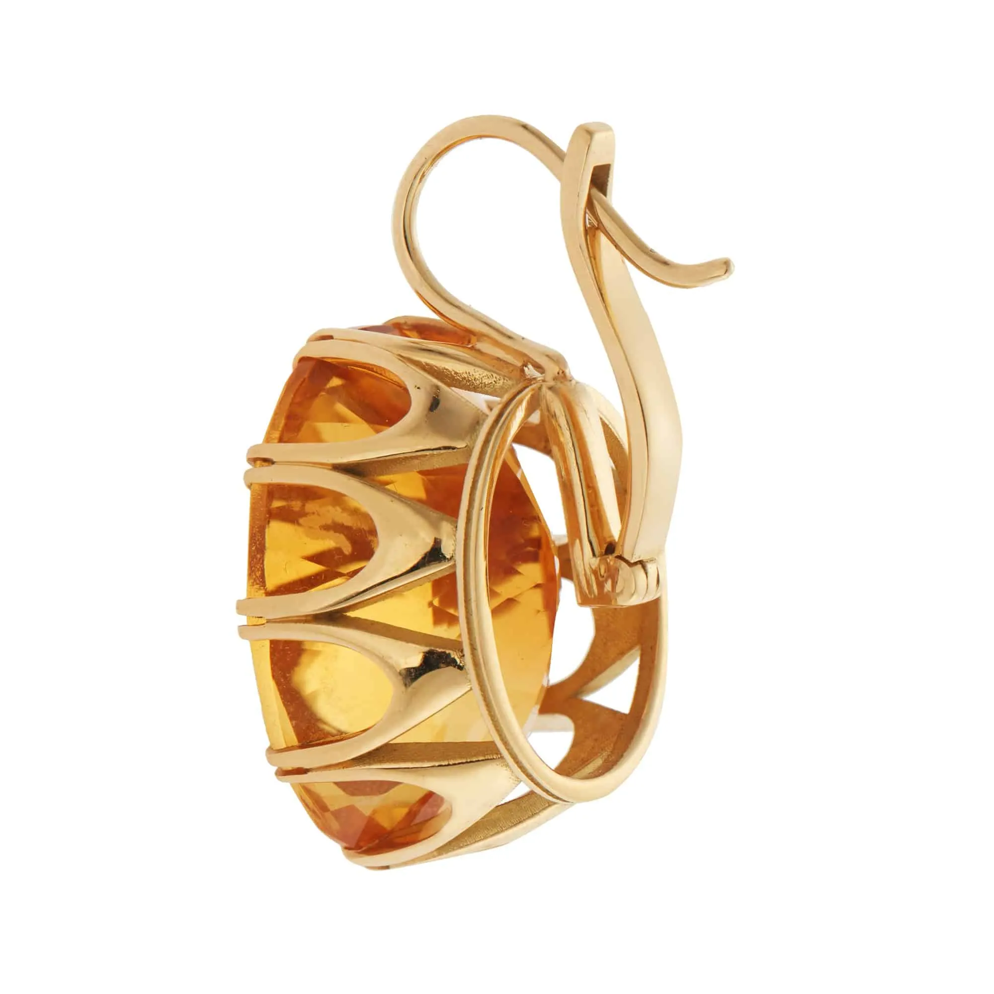 Oval Crown Citrine