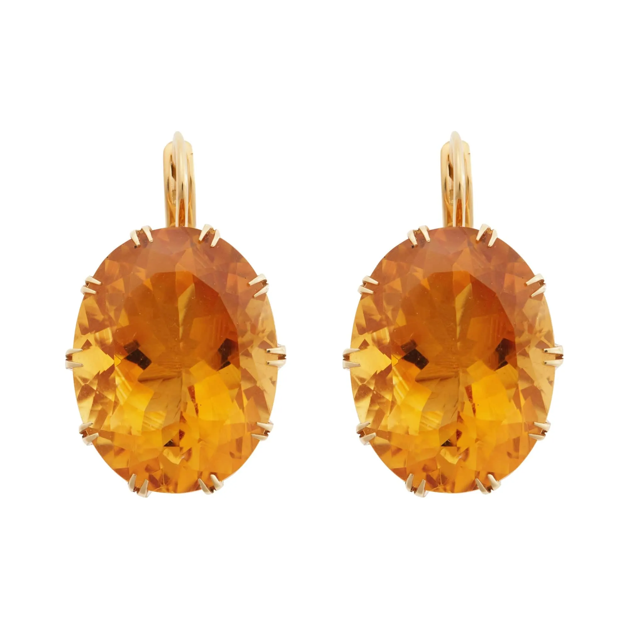 Oval Crown Citrine