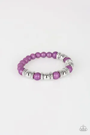 Paparazzi Bracelet ~ Across the Mesa - Purple